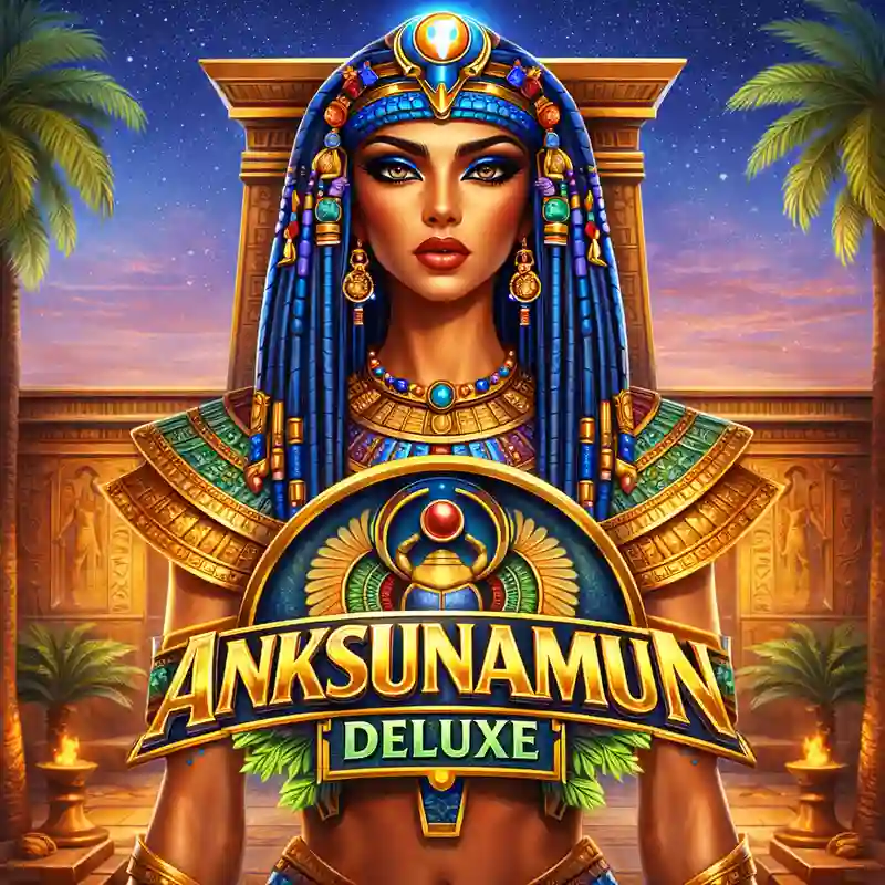 Anksunamun Deluxe Slot Game Interface